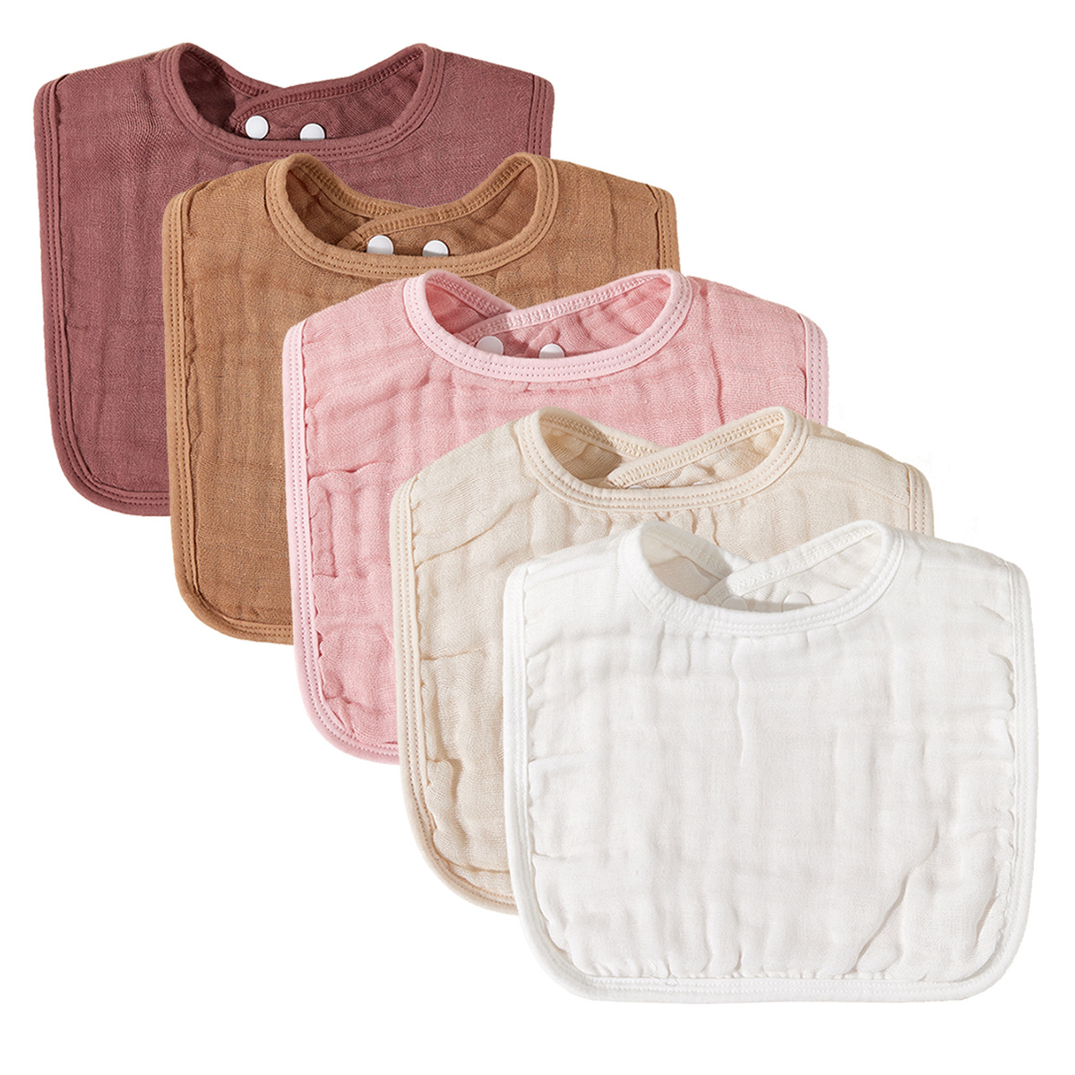 100% cotton baby bibs